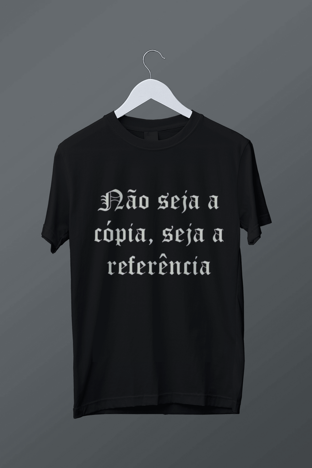 Camiseta Oversized: Não Seja Cópia, Seja Referência – Autenticidade em Movimento