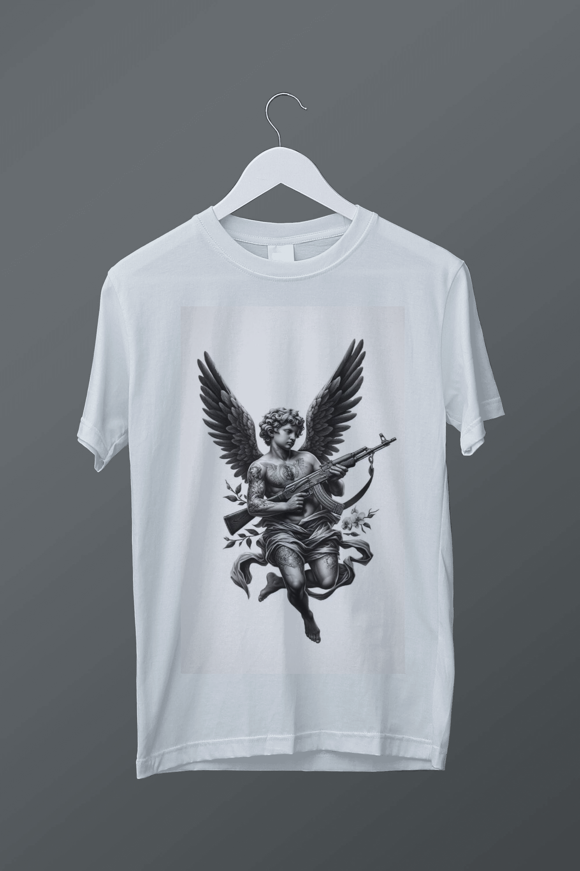 Camiseta Oversized Mars Essential: Edição Anjo