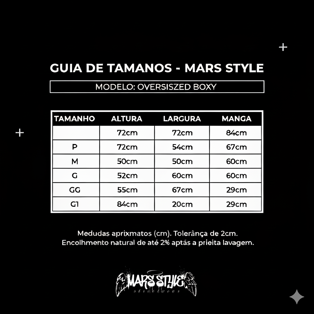 Camiseta Oversized Mars Essential – Edição Eternal Vision