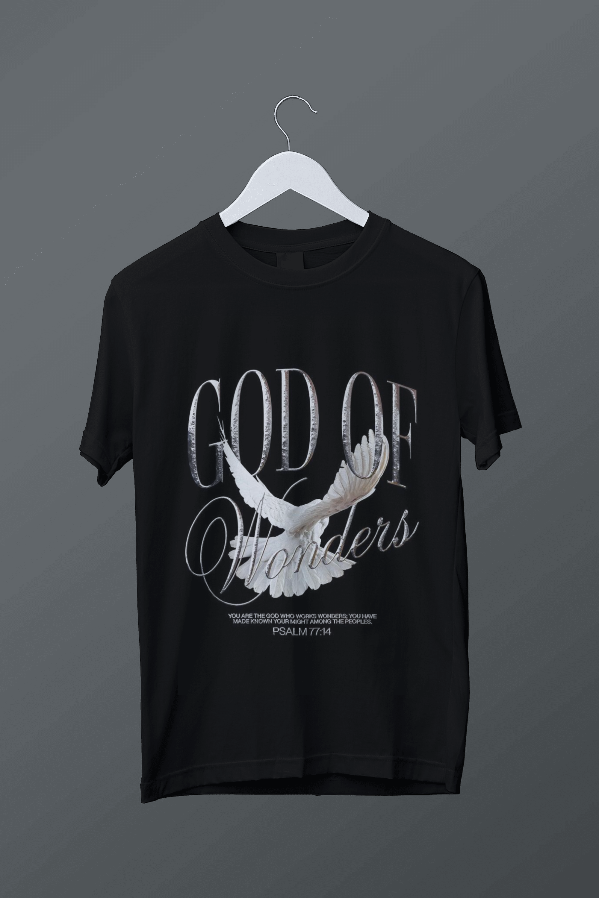 Camiseta Oversized God of Wonders – O Criador de Maravilhas