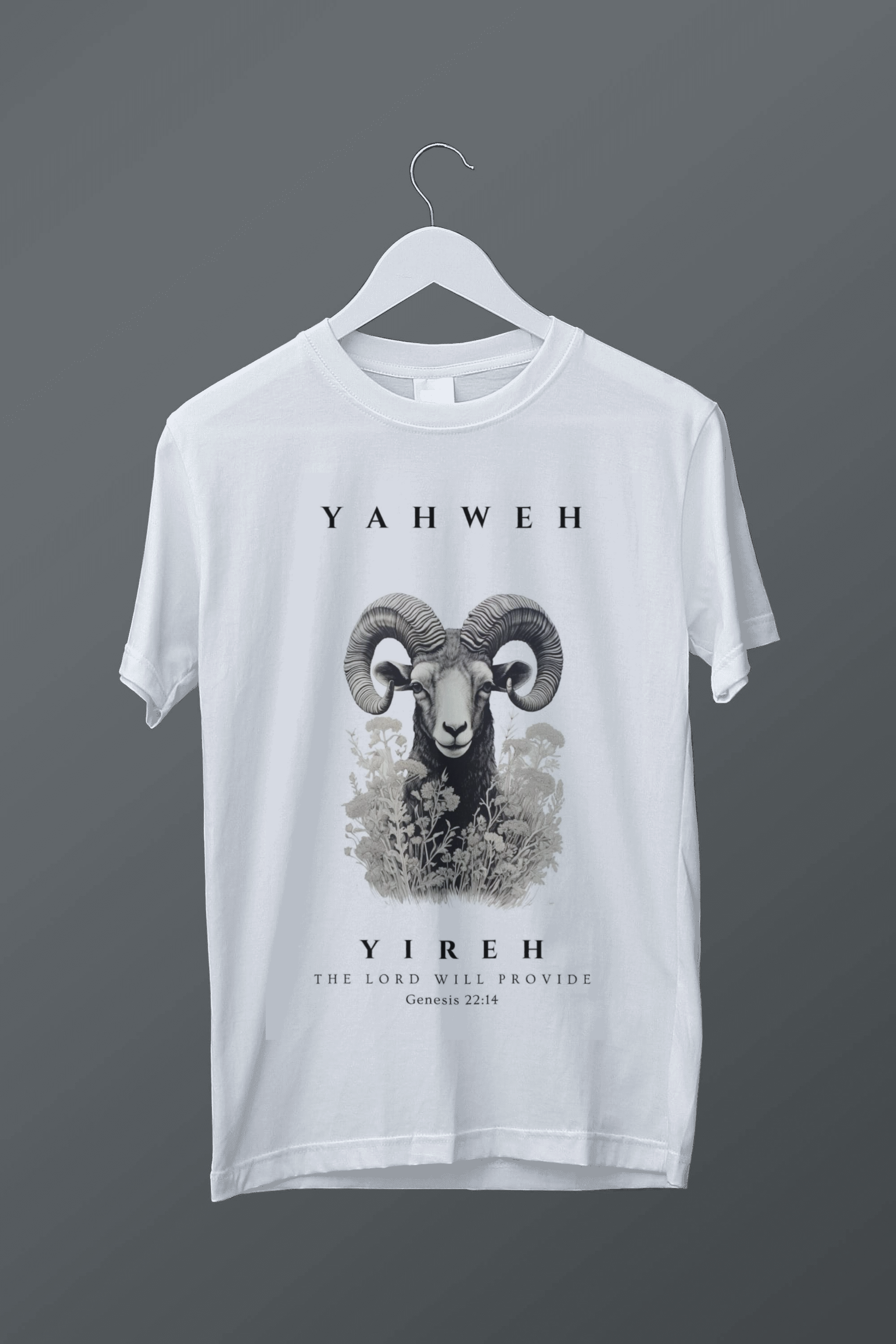 Camiseta Oversized Yahweh – O Senhor Proverá (Gênesis 22:14)
