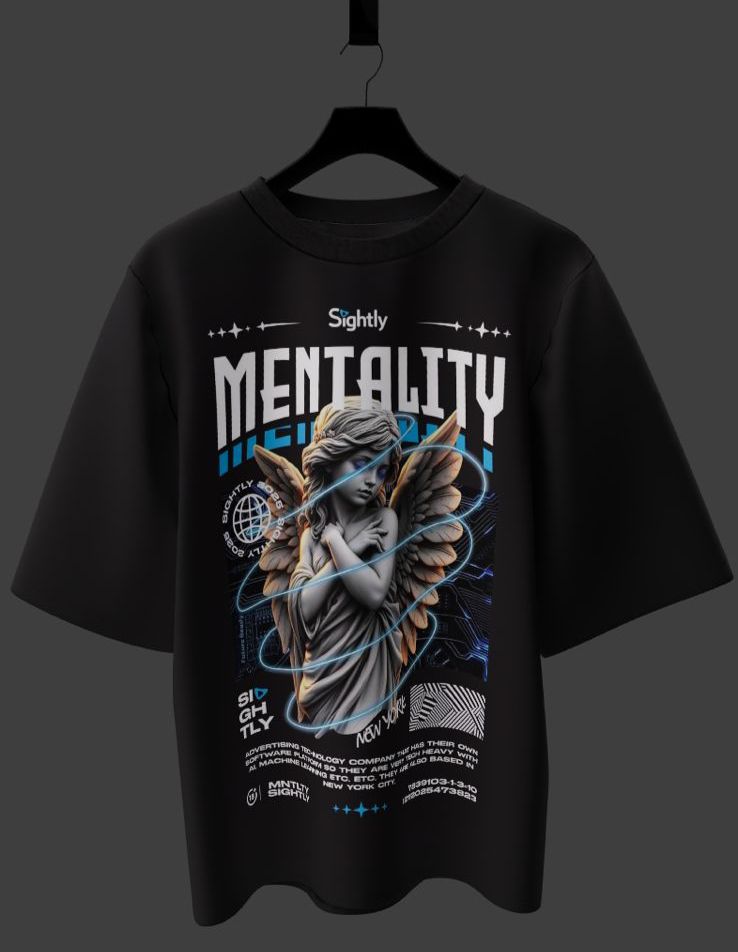 Camiseta Oversized Mars Essential - Anjo da Mentalidade