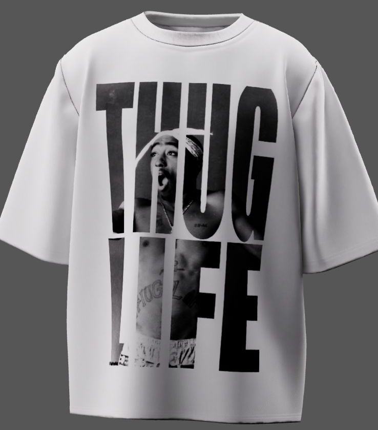 Camiseta Oversized Mars Essential -  Thug Life