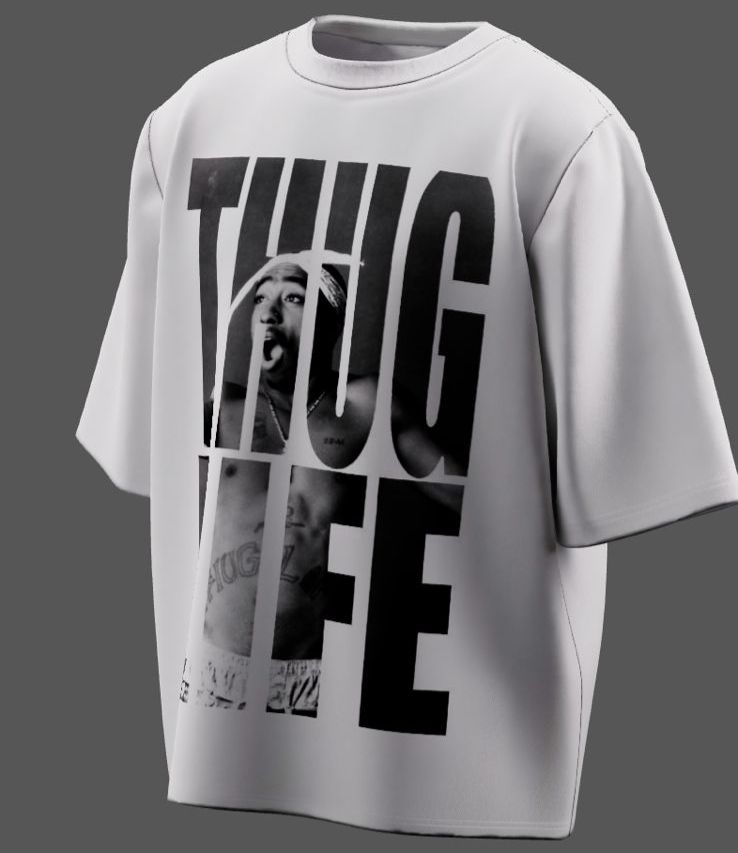 Camiseta Oversized Mars Essential -  Thug Life