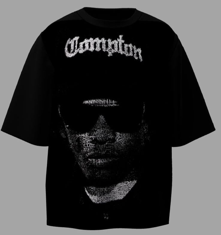 Camiseta Oversized Mars Essential - Straight Outta Compton