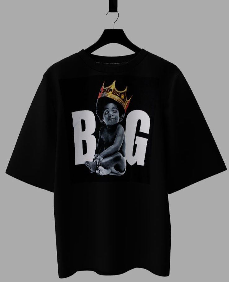 Camiseta Oversized Mars Essential - The King: Biggie Smalls