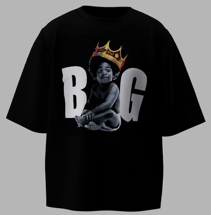 Camiseta Oversized Mars Essential - The King: Biggie Smalls
