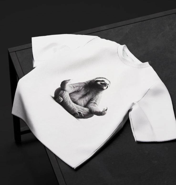 Camiseta Oversized Mars Essential - Meditação Zen: Preguiça Astral