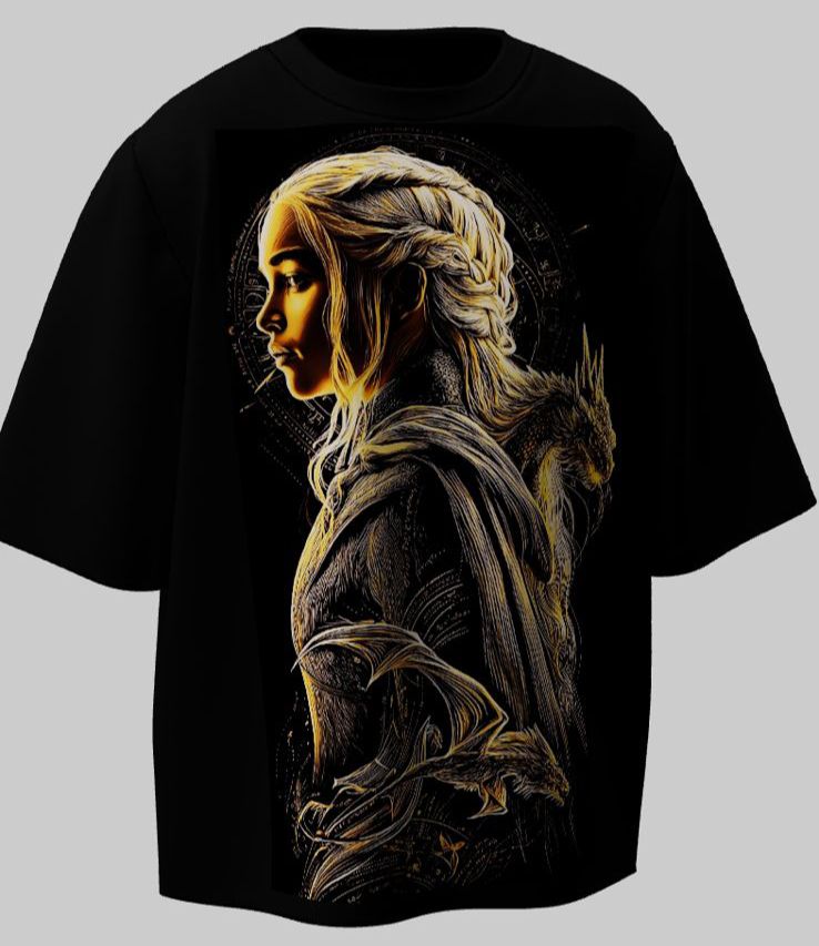 Camiseta Oversized Mars Essential - Mother of Dragons: Golden Era