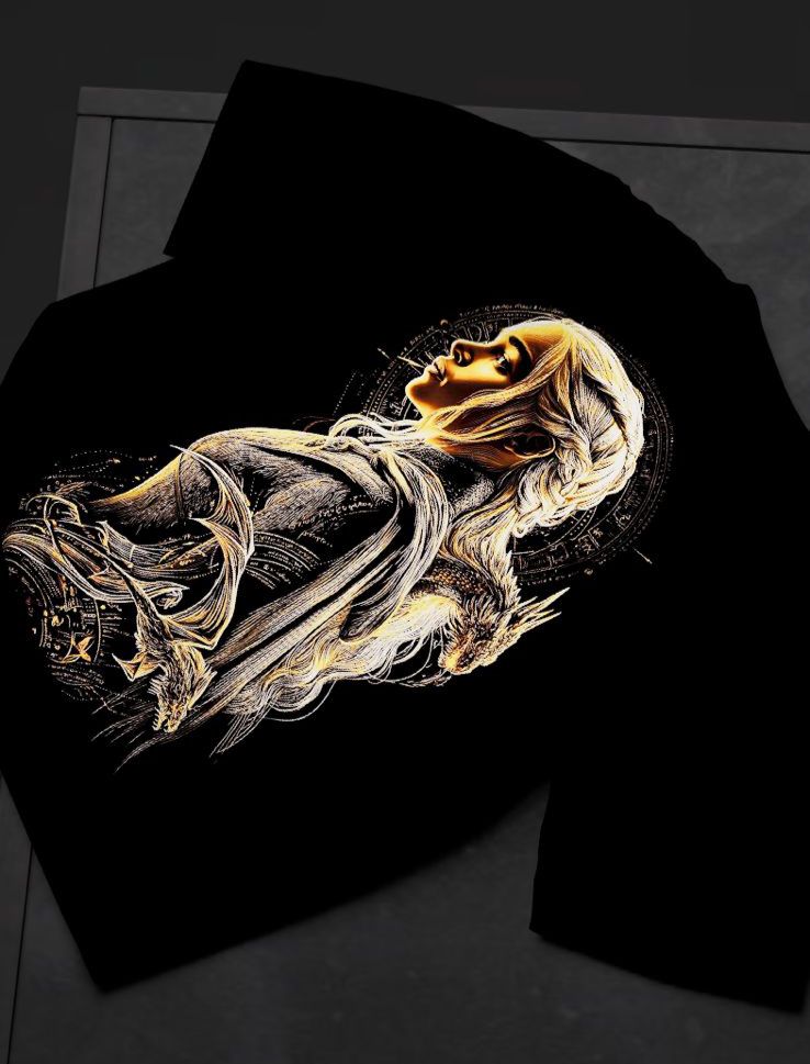 Camiseta Oversized Mars Essential - Mother of Dragons: Golden Era