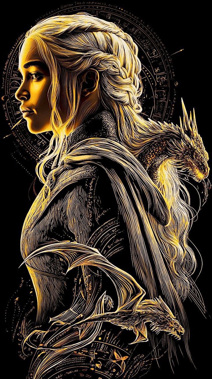 Camiseta Oversized Mars Essential - Mother of Dragons: Golden Era