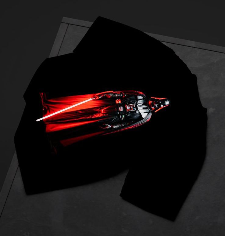 Camiseta Oversized Mars Essential - Dark Lord: Crimson Sabers