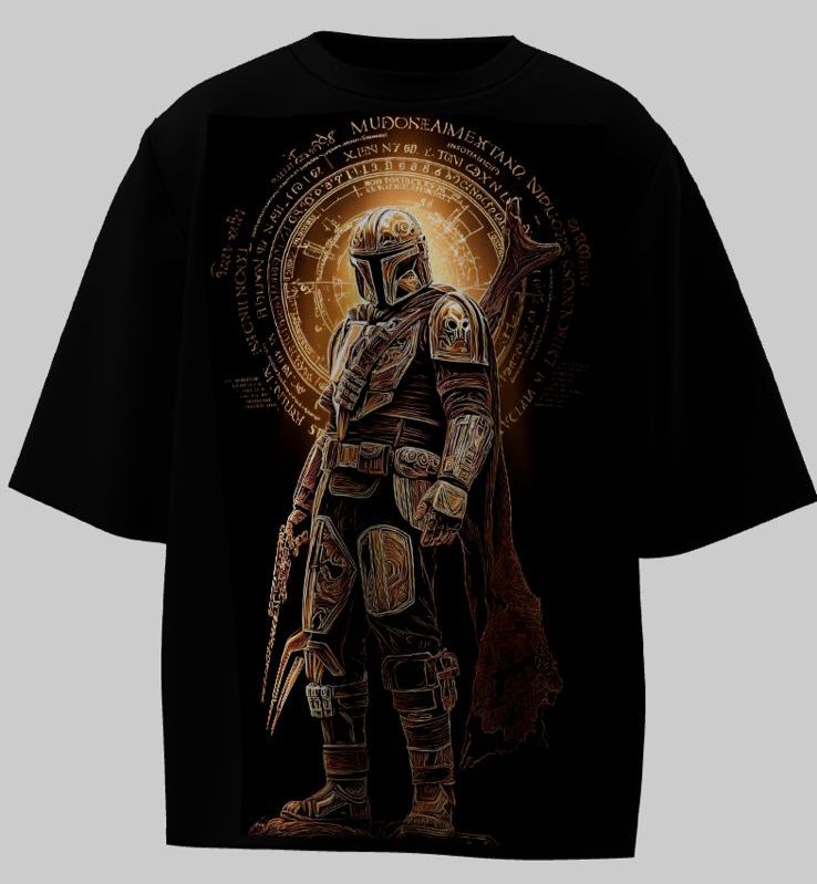 Camiseta Oversized Mars Essential - O Caçador: Credo da Recompensa