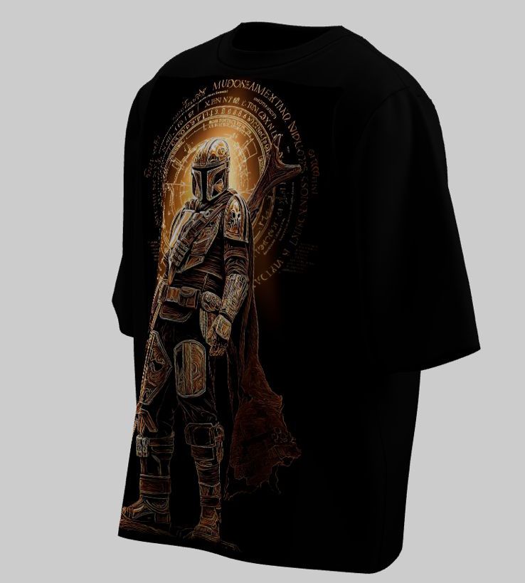 Camiseta Oversized Mars Essential - O Caçador: Credo da Recompensa