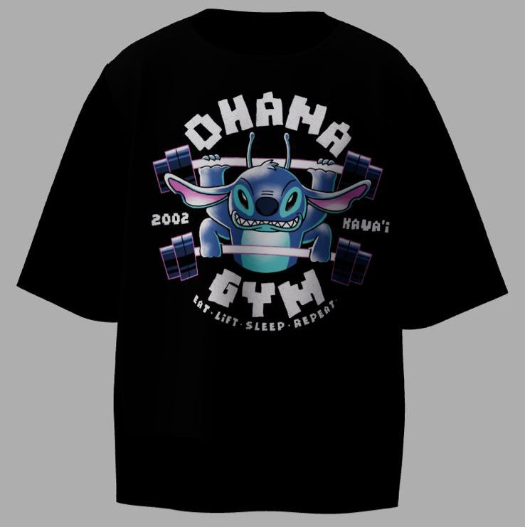Camiseta Oversized Mars Essential - Ohana Gym: Experiment 626