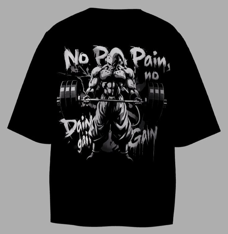 Camiseta Oversized Mars Essential - Majin Gains: Sem dor, sem ganho