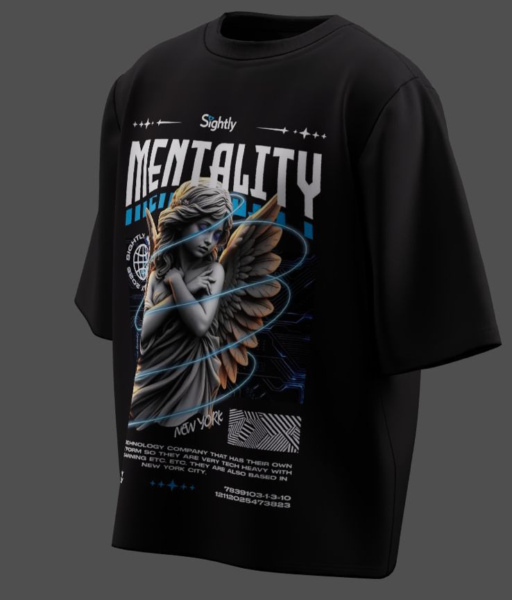 Camiseta Oversized Mars Essential - Anjo da Mentalidade