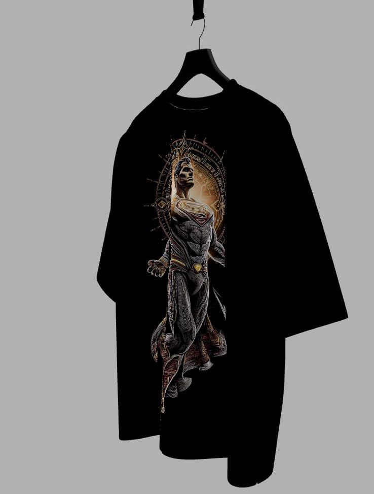 Camiseta Oversized Mars Essential - Homem de Aço: Divindade Solar